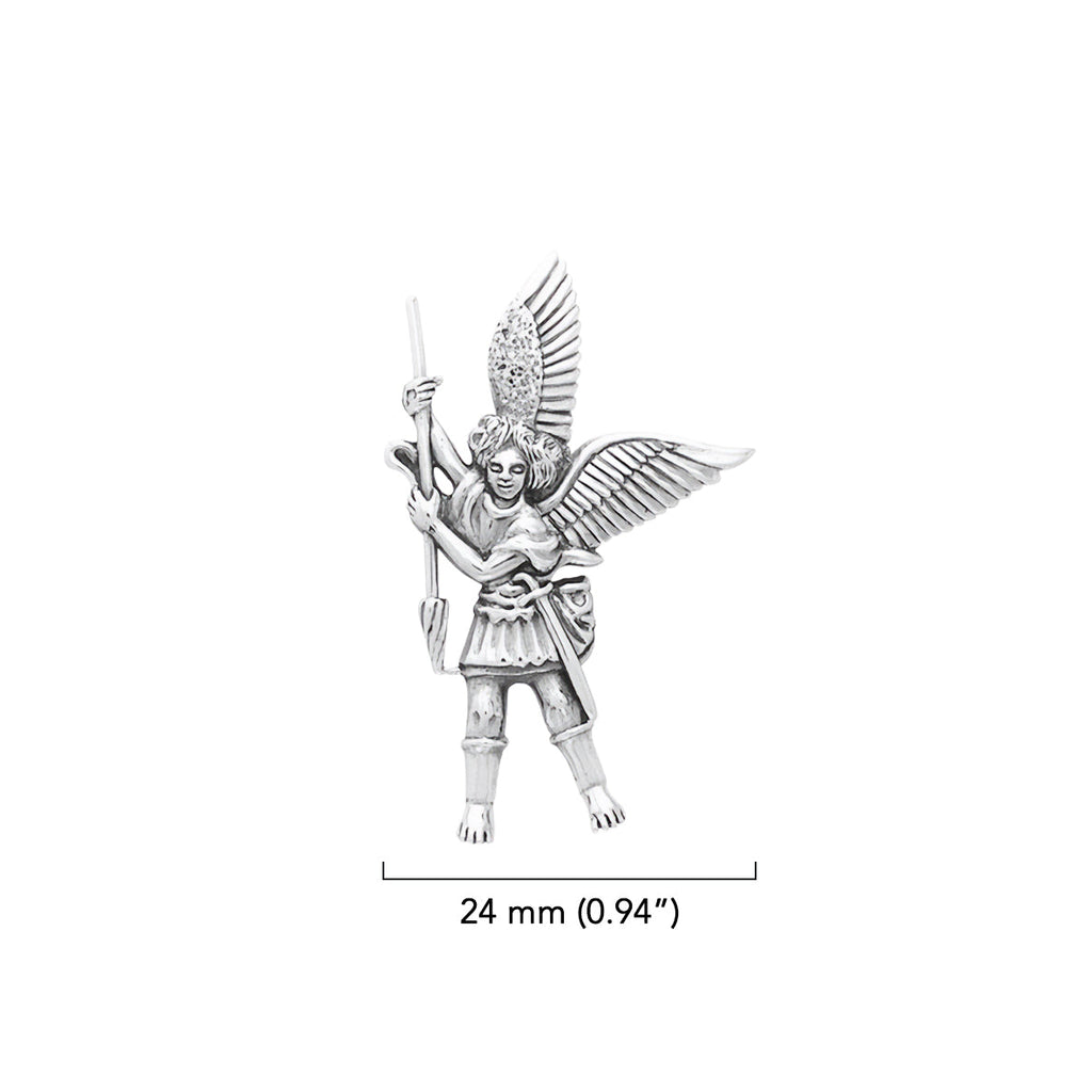 Archangel Michael Sterling Silver Pendant | Minor & Co.