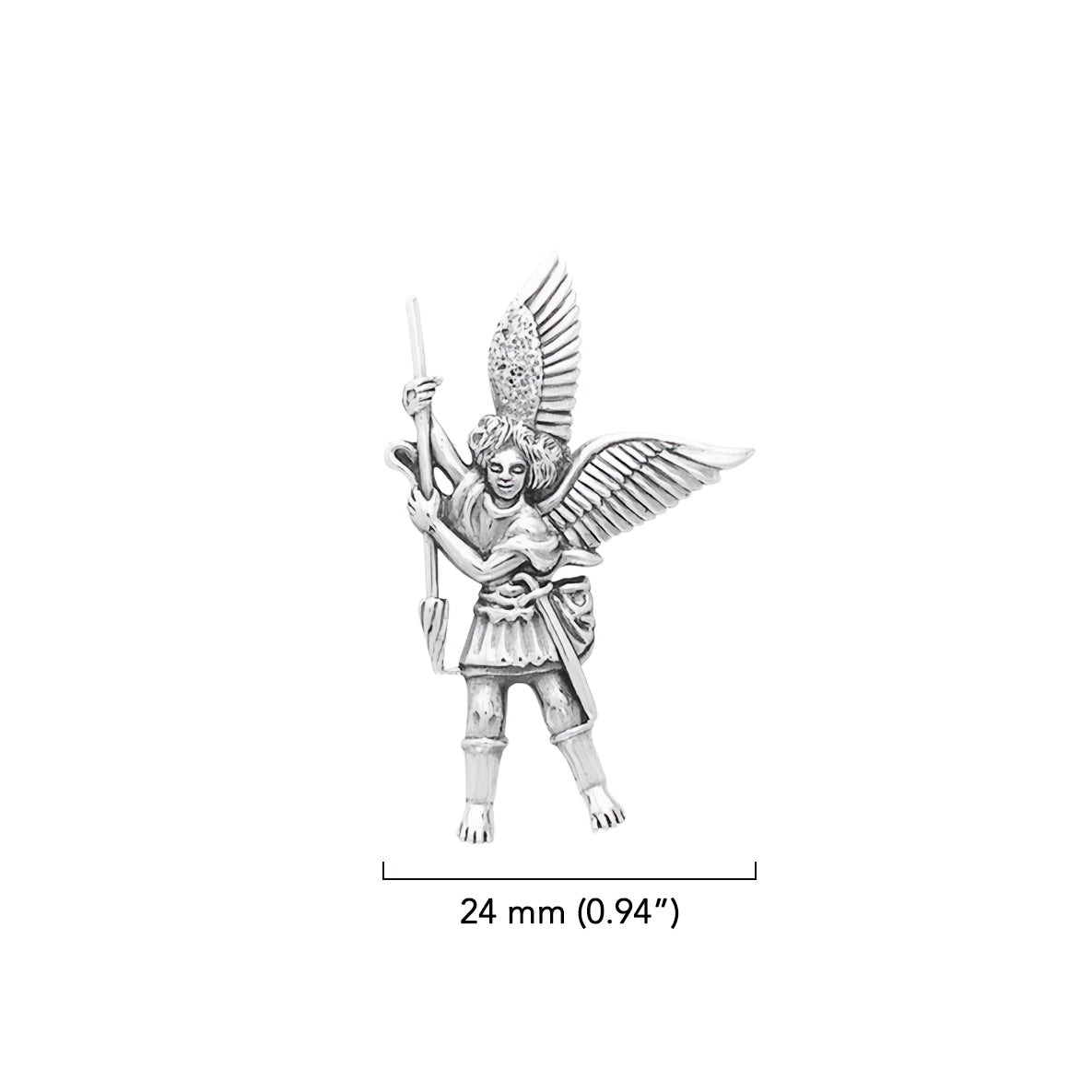 Archangel Michael Sterling Silver Pendant | Minor & Co.