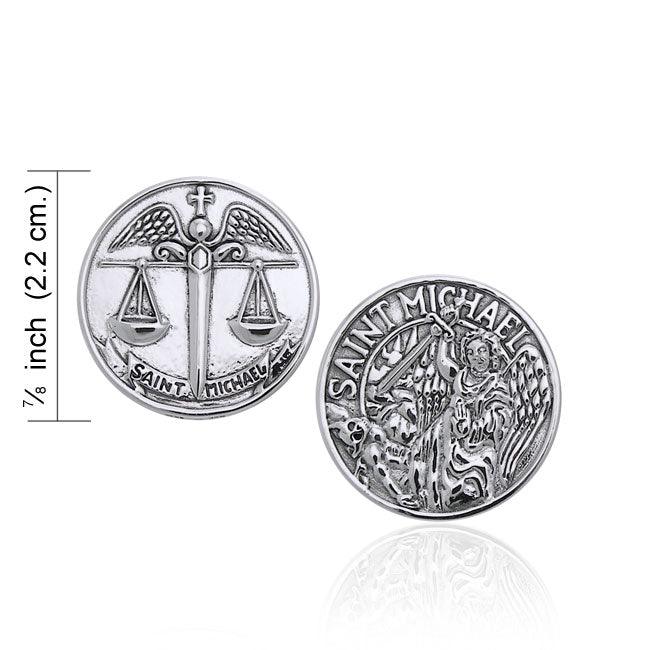 Saint Michael Archangel Sterling Silver Coin | Minor & Co.