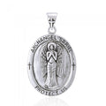 Archangel Sariel Medallion Pendant Sterling Silver Necklace | Minor & Co.