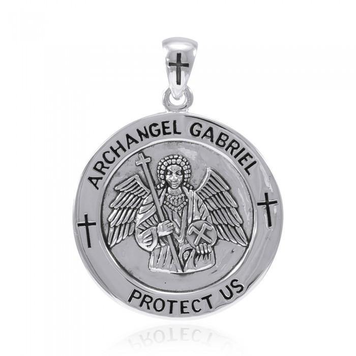 Archangel Gabriel Medallion Pendant Necklace | Minor & Co.