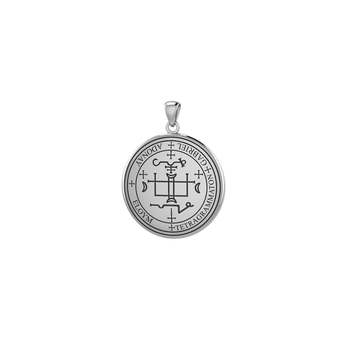 Archangel Gabriel Sigil Small Sterling Silver Pendant | Minor & Co.