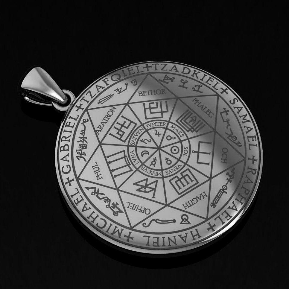 Seven Archangels Sterling Silver Pendant | Minor & Co.