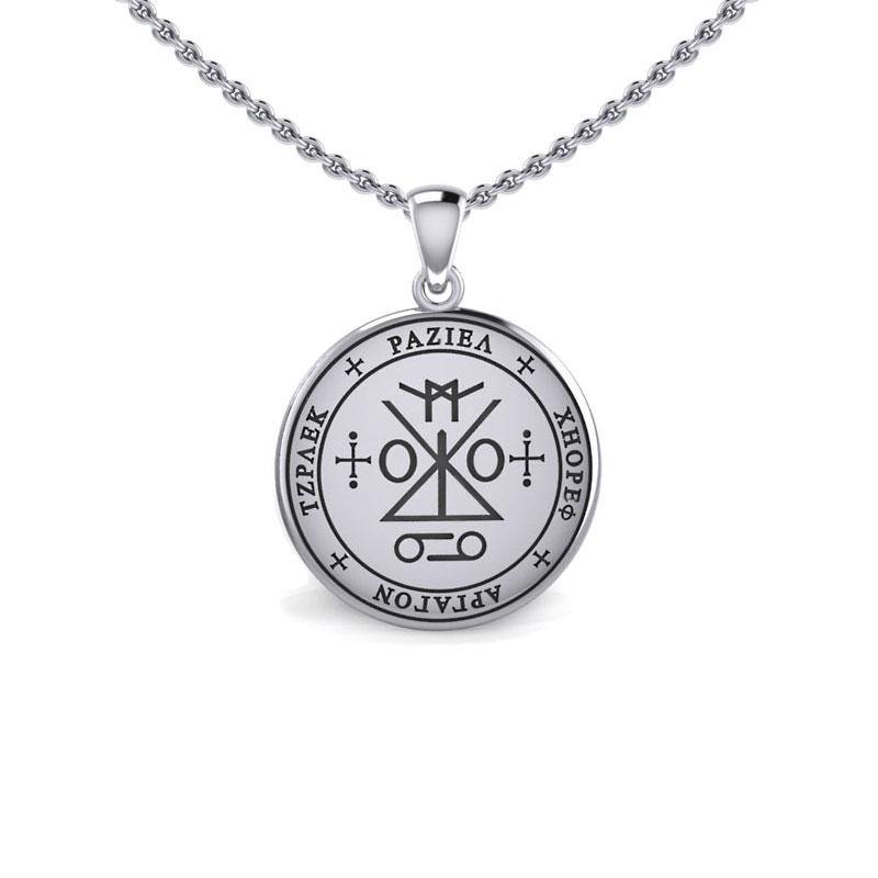 Archangel Raziel Sigil Sterling Silver Pendant (Small) | Minor & Co.