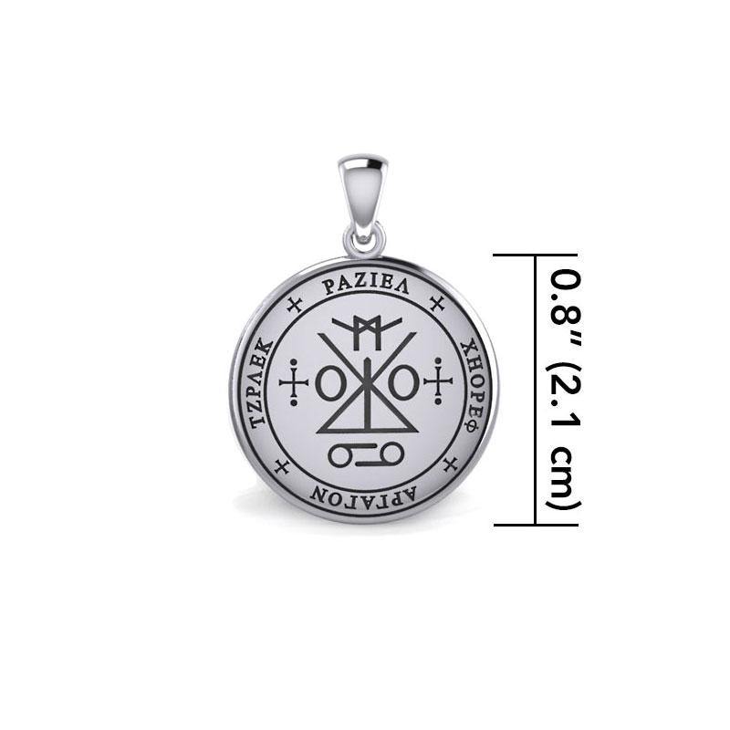 Archangel Raziel Sigil Sterling Silver Pendant (Small) | Minor & Co.
