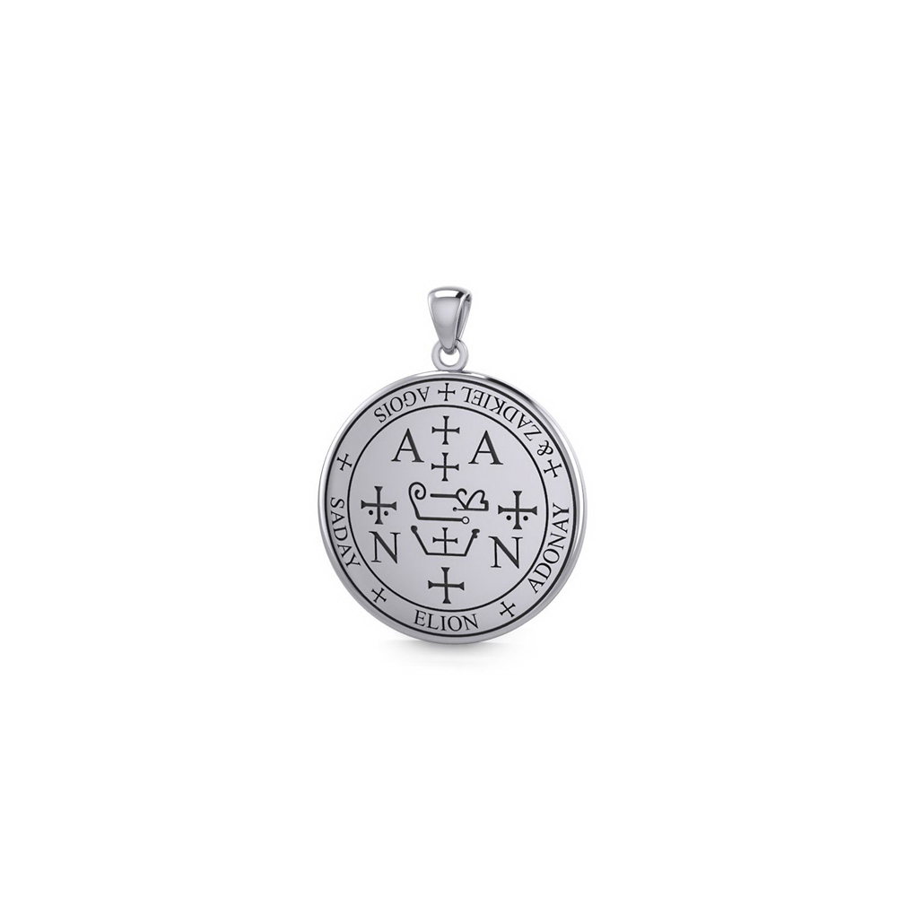 Archangel Zadkiel Sigil Small Sterling Silver Pendant | Minor & Co.