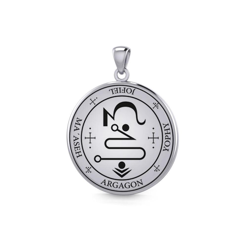 Archangel JOFIEL Sigil Small Sterling Silver Pendant | Minor & Co.