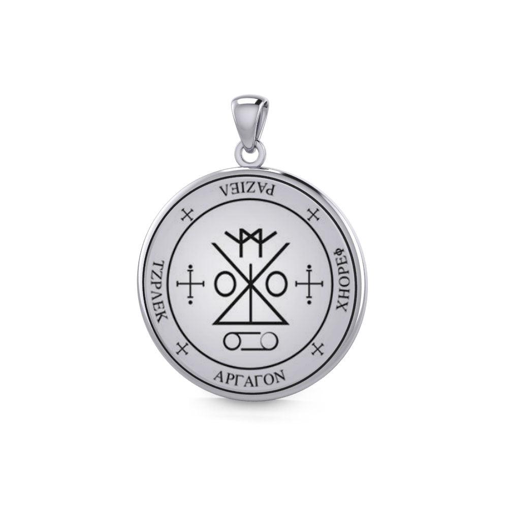 Archangel RAZIEL Sigil Small Sterling Silver Pendant | Minor & Co.