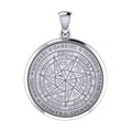 Sigil of Seven Archangels Inspired Sterling Silver Pendant | Minor & Co.
