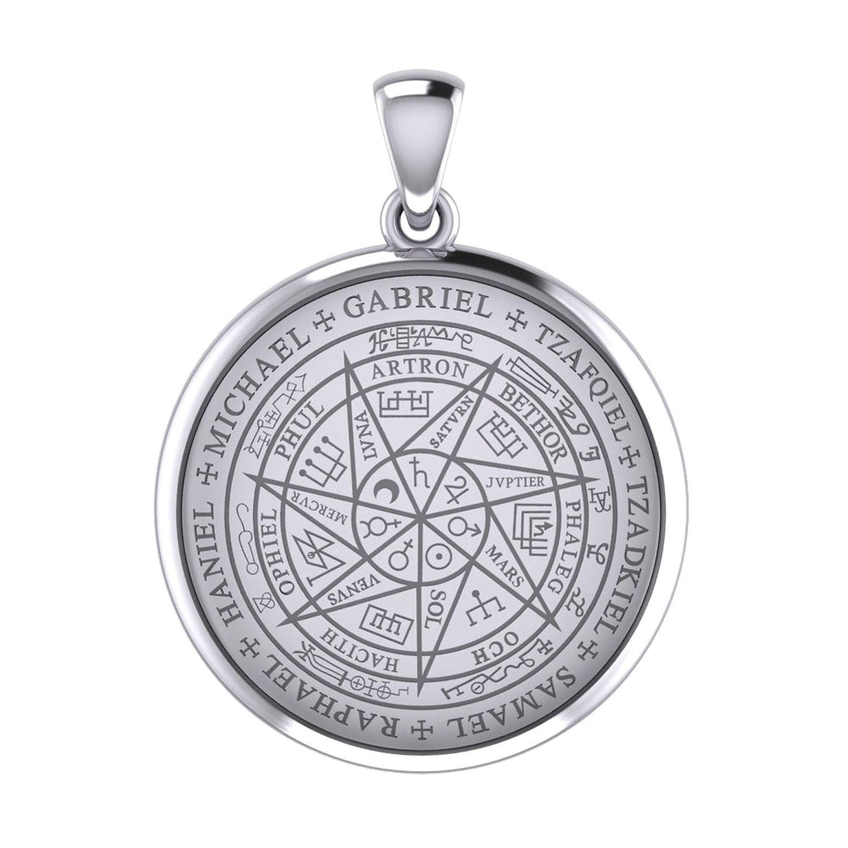 Sigil of Seven Archangels Inspired Sterling Silver Pendant | Minor & Co.