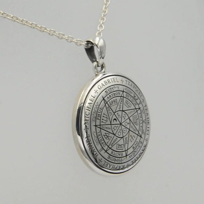 Sigil of Seven Archangels Inspired Sterling Silver Pendant | Minor & Co.