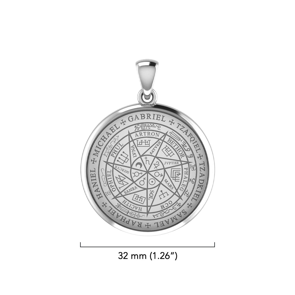 Sigil of Seven Archangels Inspired Sterling Silver Pendant | Minor & Co.