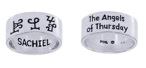 Archangel Sachiel Sigil Sterling Silver Ring | Minor & Co.