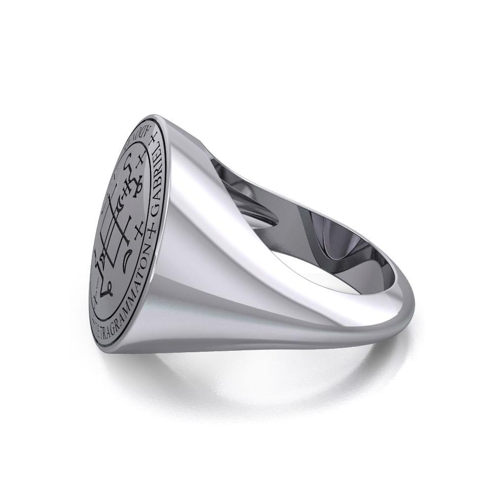 Archangel Gabriel Sigil Sterling Silver Ring | Minor & Co.
