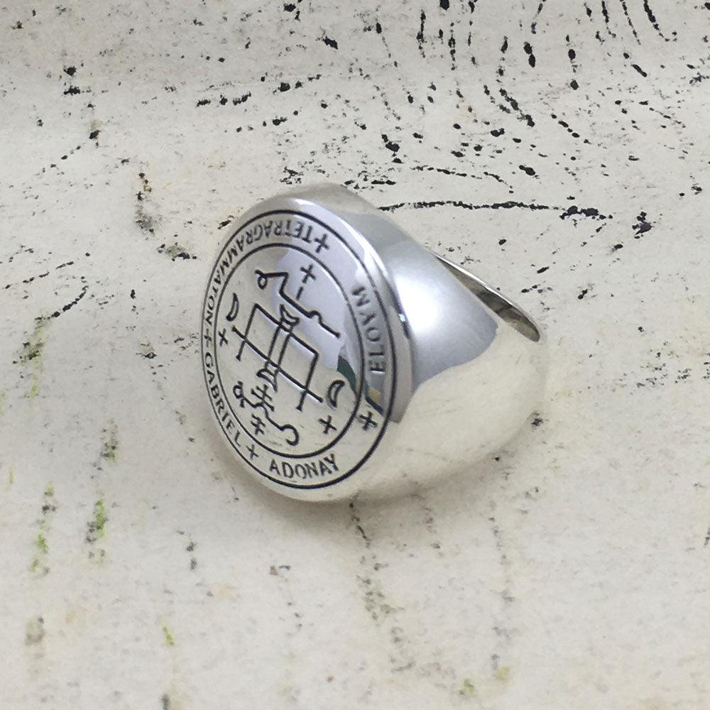 Archangel Gabriel Sigil Sterling Silver Ring | Minor & Co.