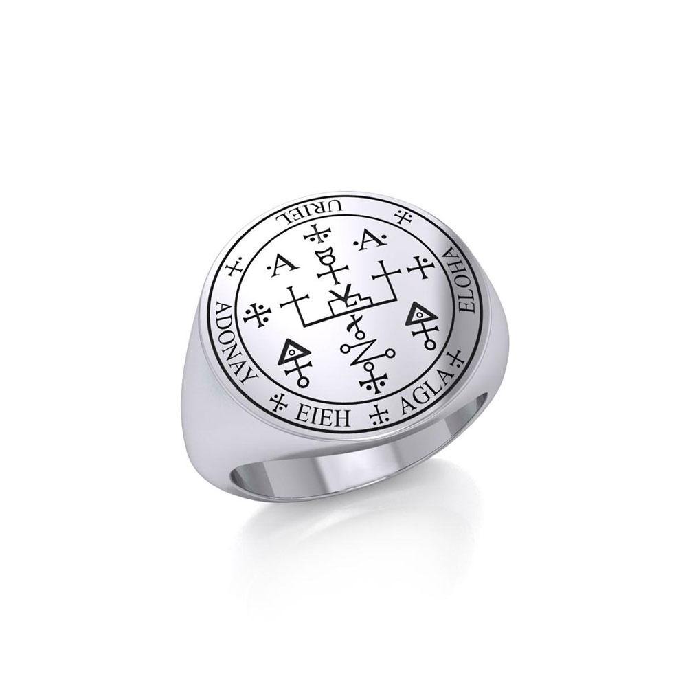 Archangel Uriel Sigil Sterling Silver Ring | Minor & Co.