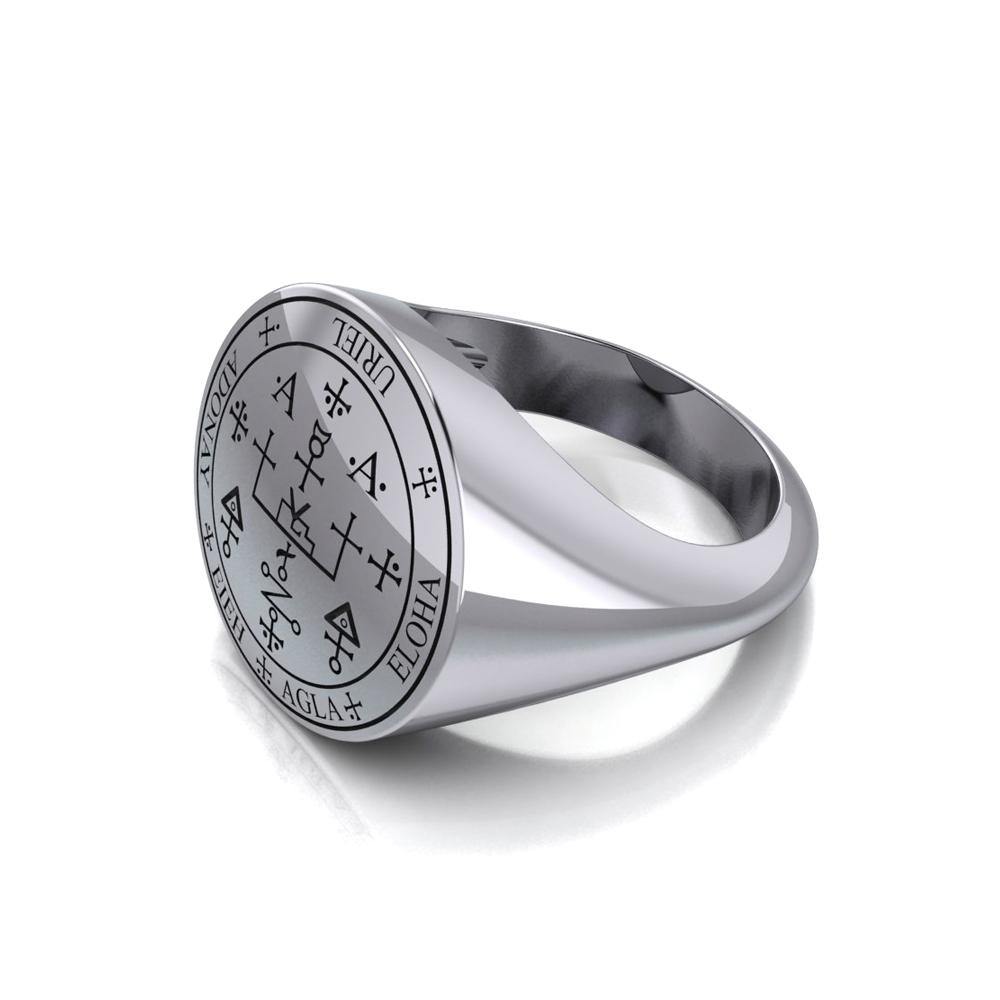 Archangel Uriel Sigil Sterling Silver Ring | Minor & Co.