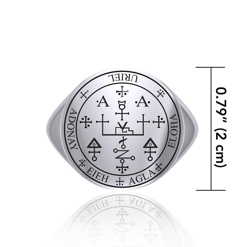Archangel Uriel Sigil Sterling Silver Ring | Minor & Co.
