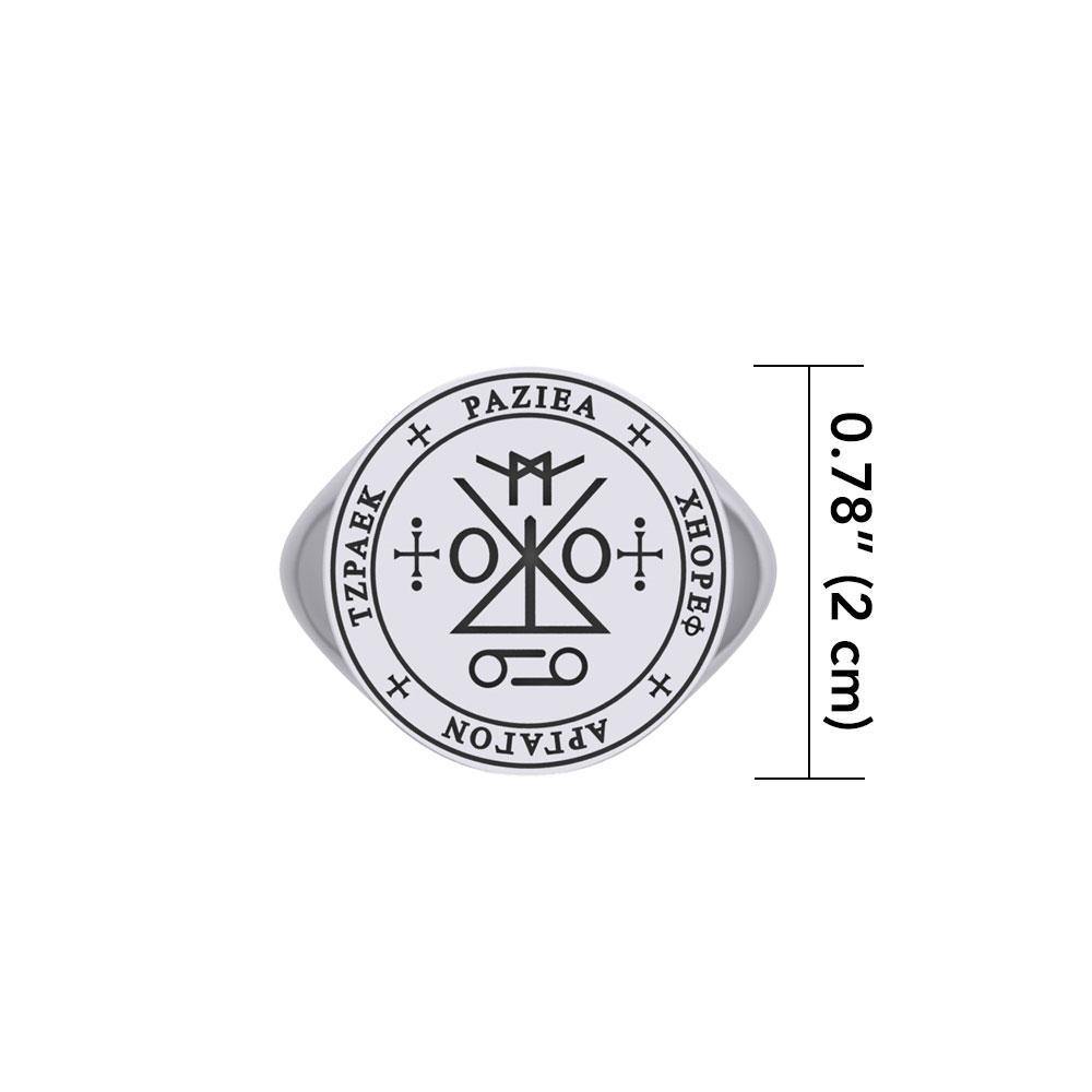 Archangel Raziel Sigil Sterling Silver Ring | Minor & Co.