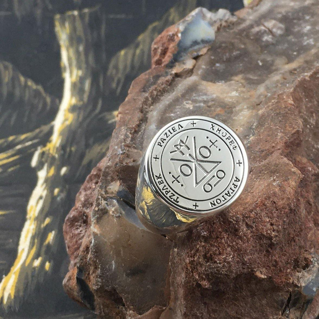 Archangel Raziel Sigil Sterling Silver Ring | Minor & Co.