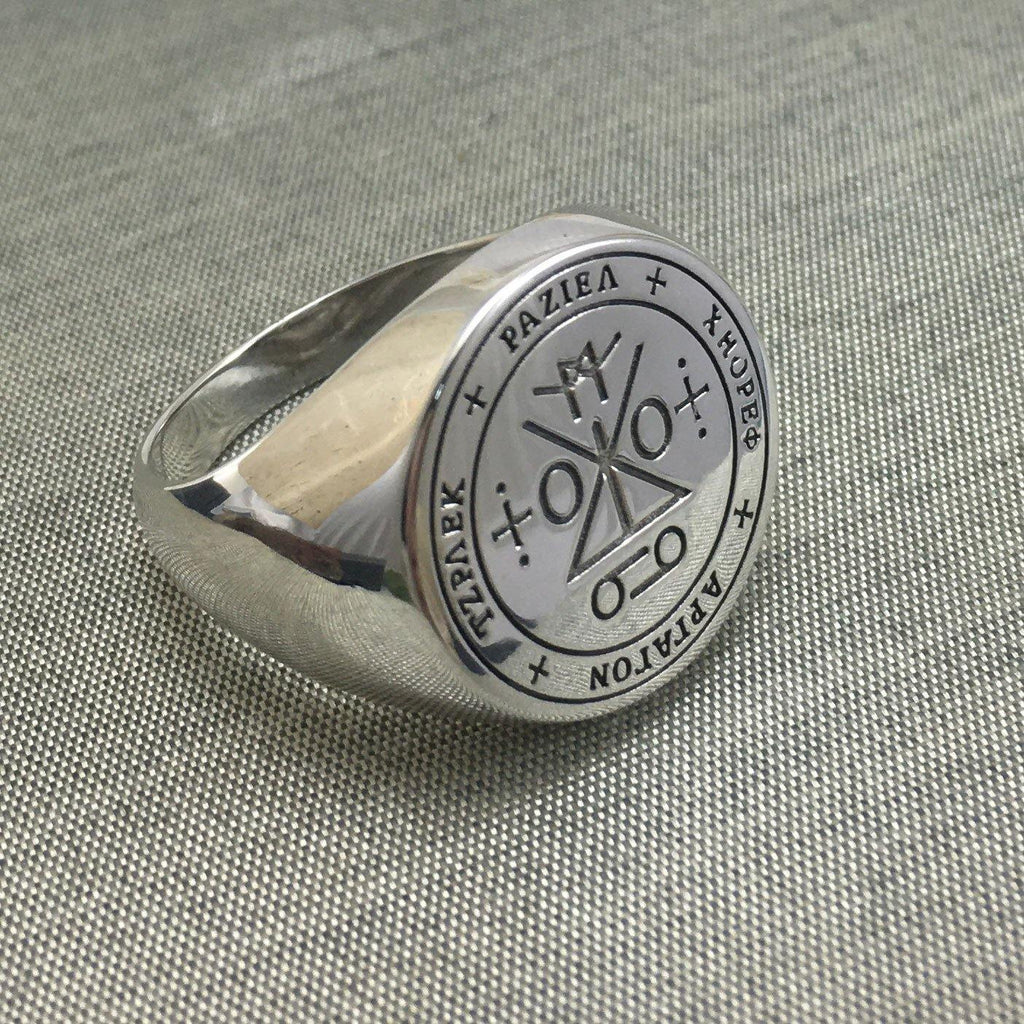 Archangel Raziel Sigil Sterling Silver Ring | Minor & Co.