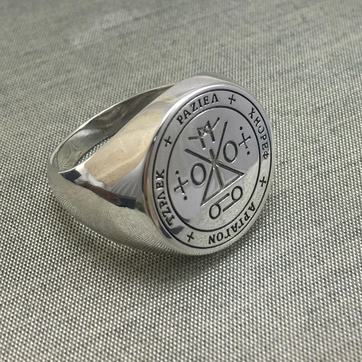 Archangel Raziel Sigil Sterling Silver Ring | Minor & Co.