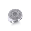 Highest Sigil Sterling Silver Ring Archangel Sigil | Minor & Co.