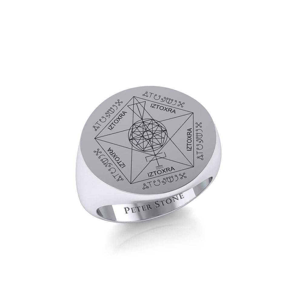 Highest Sigil Sterling Silver Ring Archangel Sigil | Minor & Co.