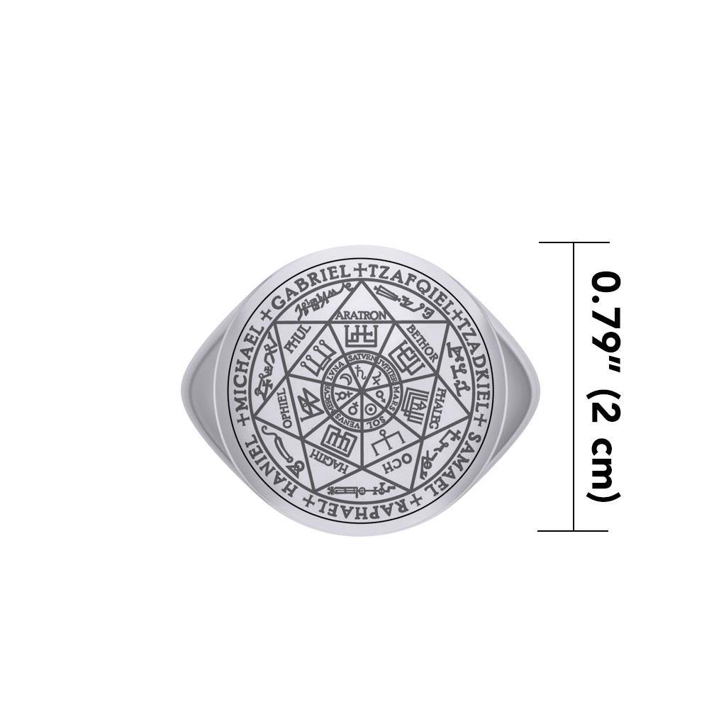 Seven Archangels Seals Sterling Silver Signet Ring for Men | Minor & Co.