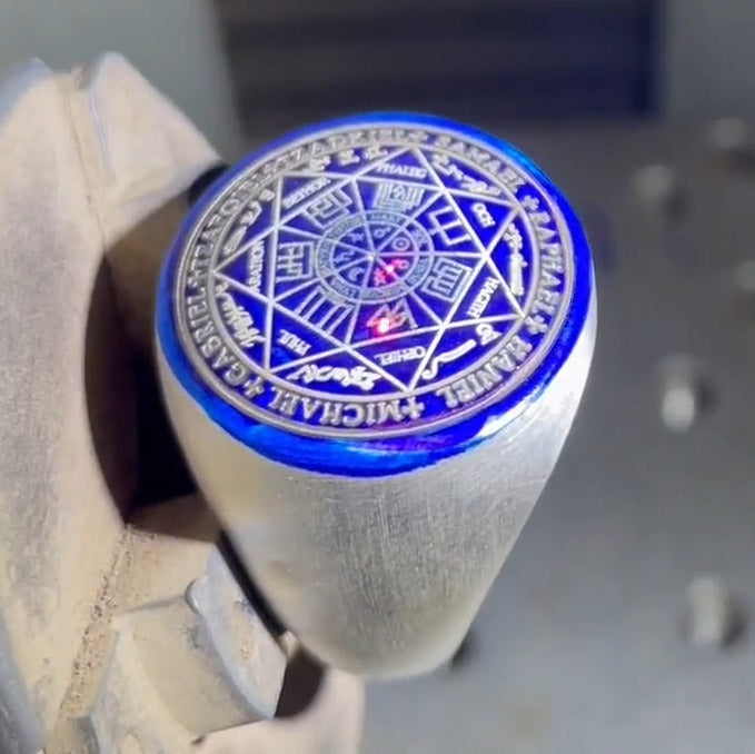 Seven Archangels Seals Sterling Silver Signet Ring for Men | Minor & Co.