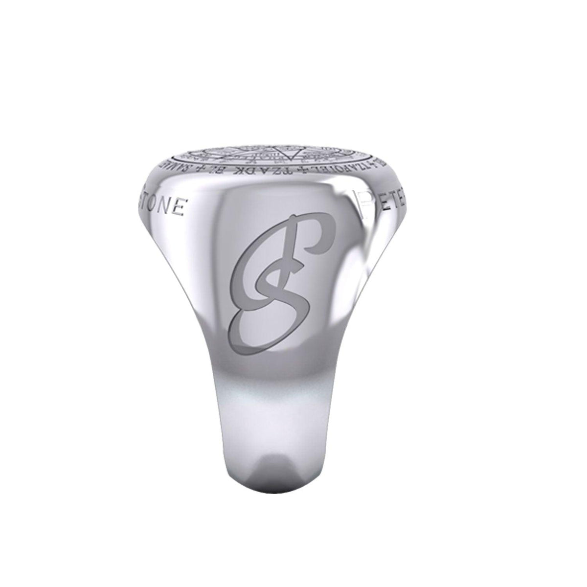 Peter Stone Sigil of Seven Archangels Inspired Sterling Silver Ring | Minor & Co.