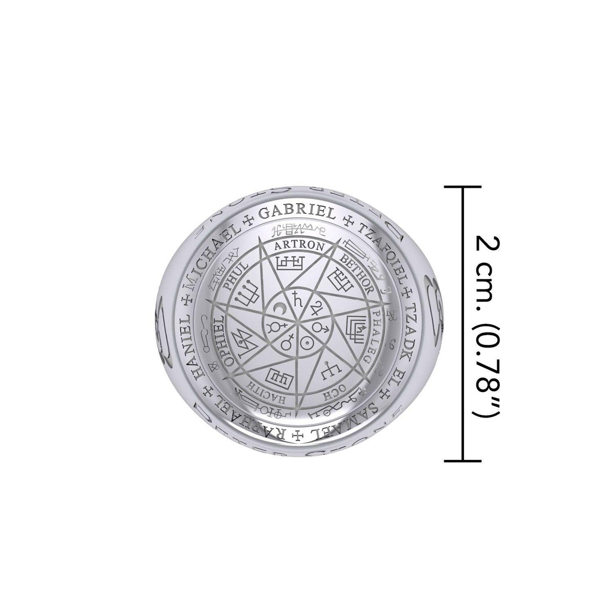 Peter Stone Sigil of Seven Archangels Inspired Sterling Silver Ring | Minor & Co.