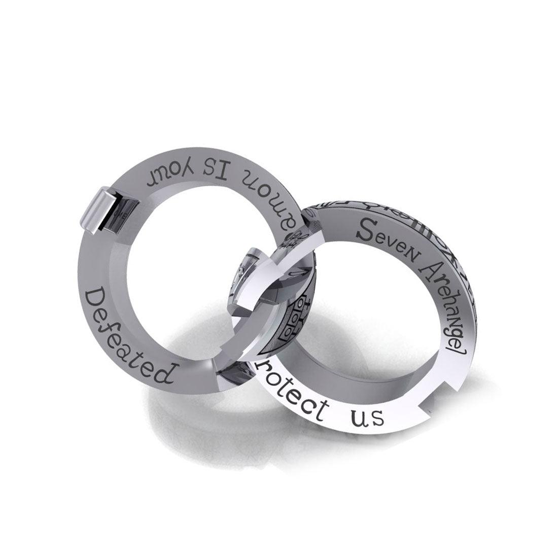 Archangels & Demons Puzzle Ring – Sterling Silver | Minor & Co.
