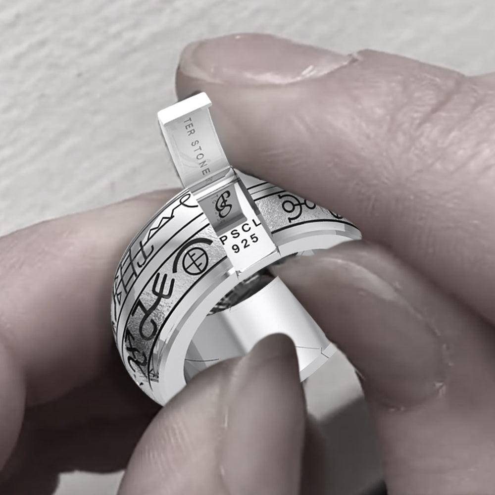 Archangels & Demons Puzzle Ring – Sterling Silver | Minor & Co.