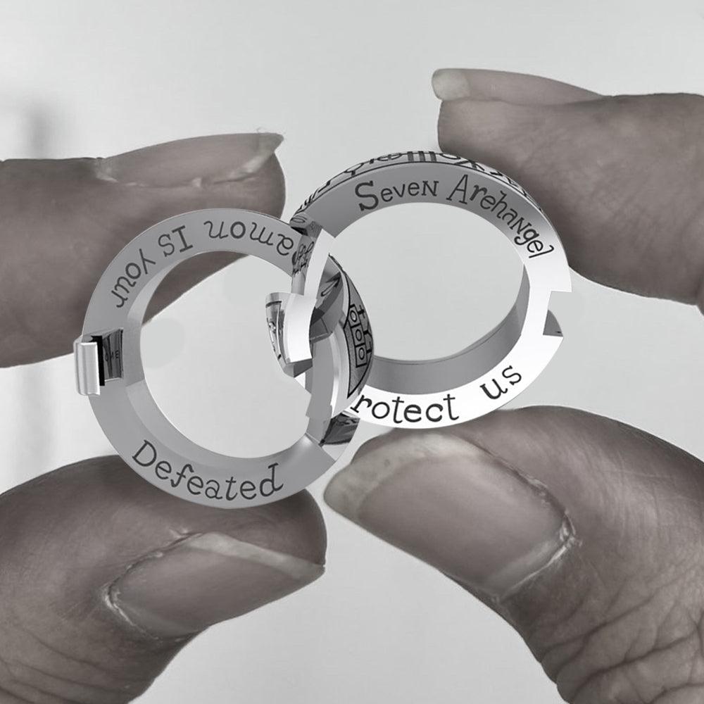 Archangels & Demons Puzzle Ring – Sterling Silver | Minor & Co.
