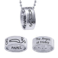 Archangel Anael Sigil Ring With Sterling Silver Ball Chain | Minor & Co.