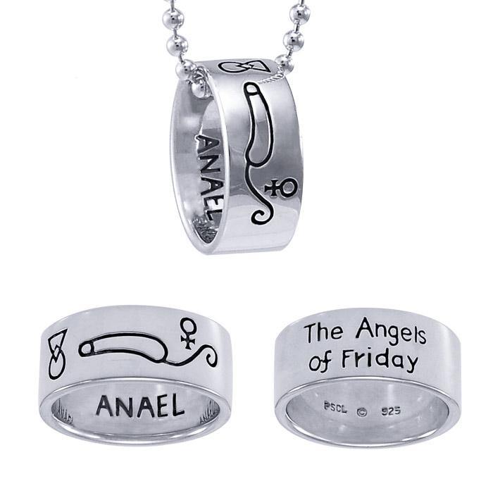 Archangel Anael Sigil Ring With Sterling Silver Ball Chain | Minor & Co.