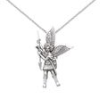 Sterling Silver Archangel Michael Pendant and Chain Set | Minor & Co.