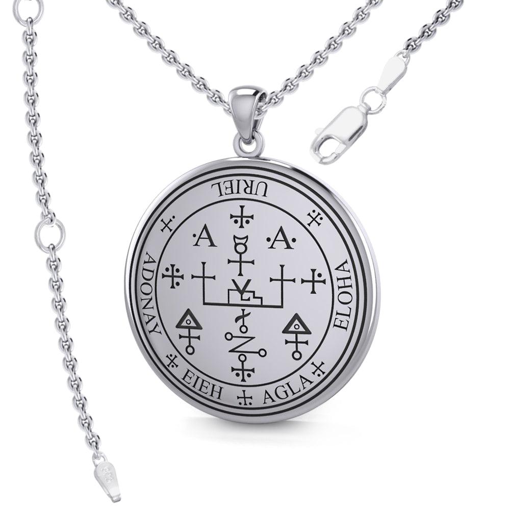 Archangel Uriel Sigil Sterling Silver Pendant TPD2824 | Minor & Co.
