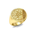 Men's Seven Archangels Signet Ring – Sterling Silver, Gold Vermeil | Minor & Co.