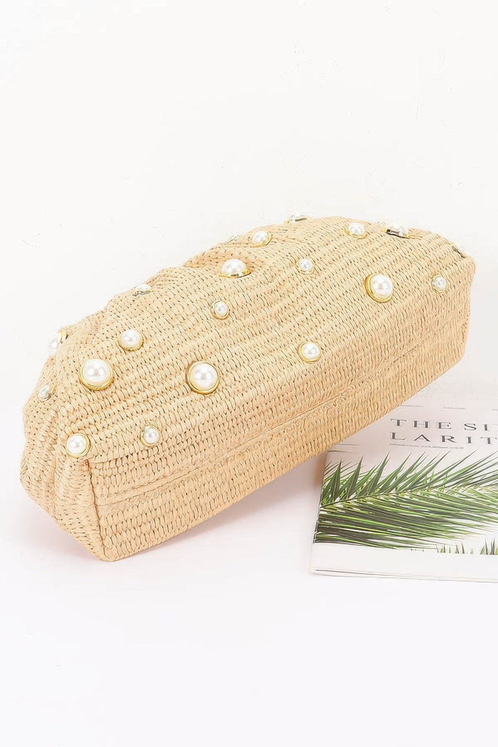 Women's Party Clutch Faux Straw Pearl – BYMANYC New York | Minor & Co.