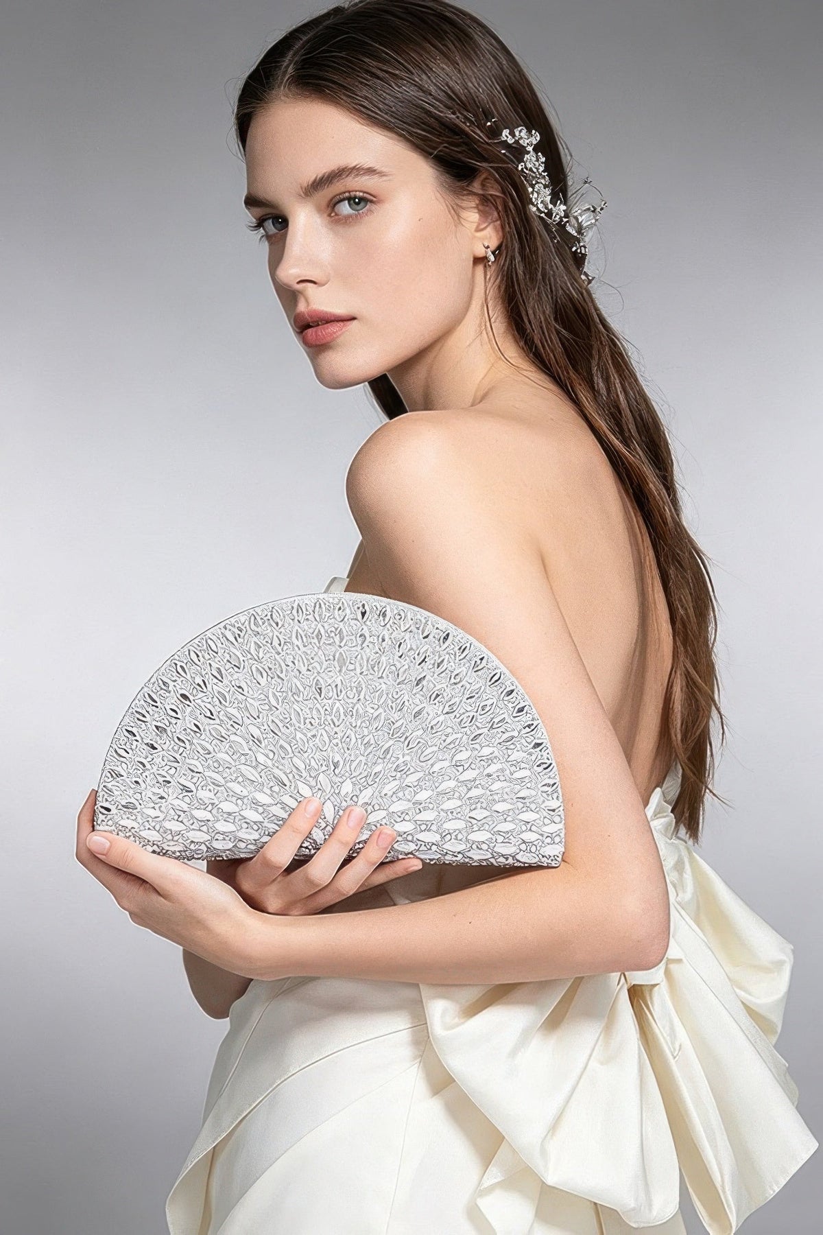 Women's Party Clutch Rhinestone Half Moon – BYMANYC New York | Minor & Co.
