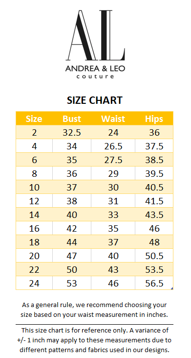 Andrea & Leo A1523 A-Line Tea Length Tea Party Dress