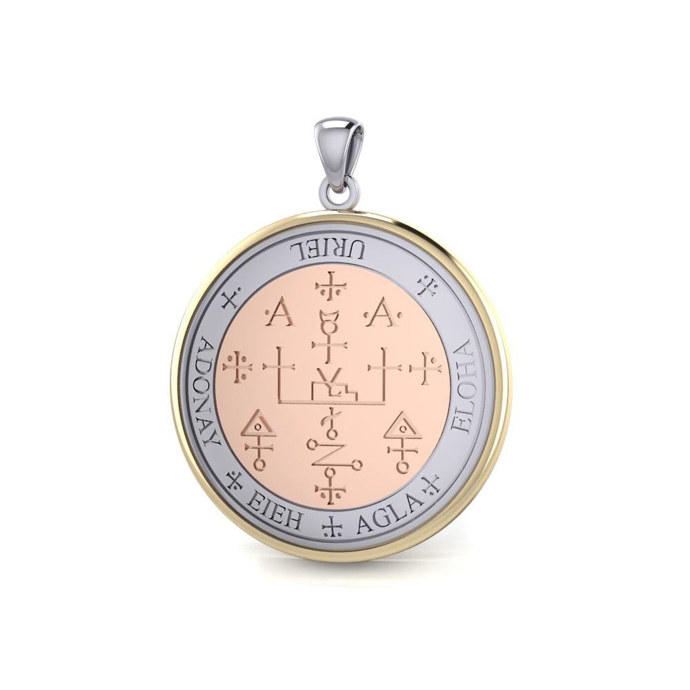 Archangel Uriel Sigil Three Tone Pendant | Minor & Co.