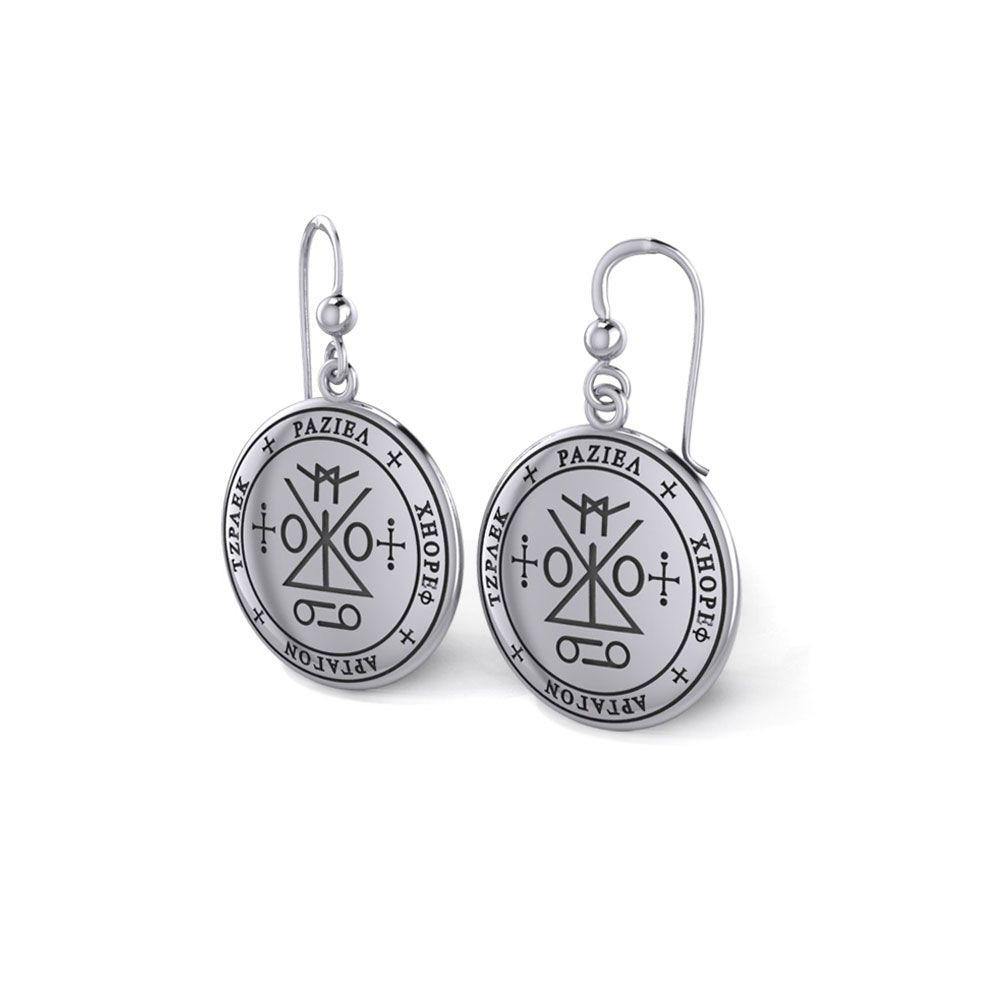 Archangel Raziel Sigil Sterling Silver Earrings | Minor & Co.