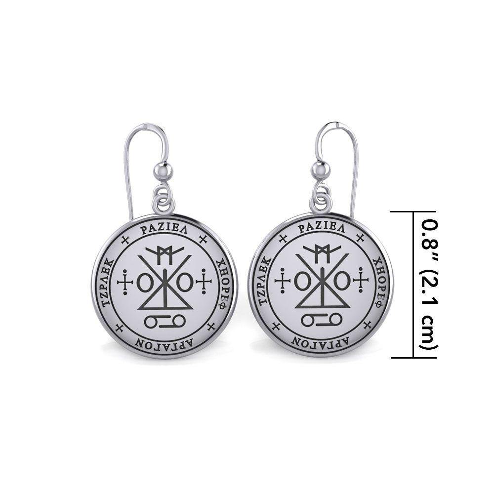 Archangel Raziel Sigil Sterling Silver Earrings | Minor & Co.
