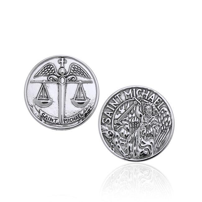 Saint Michael Archangel Sterling Silver Coin | Minor & Co.