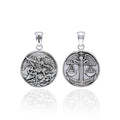 Saint Michael Archangel Sterling Silver Pendant | Minor & Co.