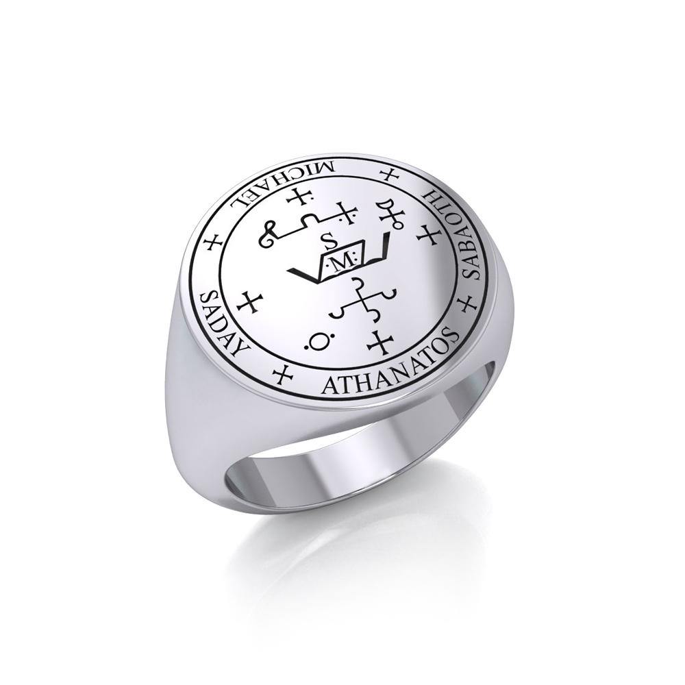 Archangel Michael Sigil Sterling Silver Ring | Minor & Co.