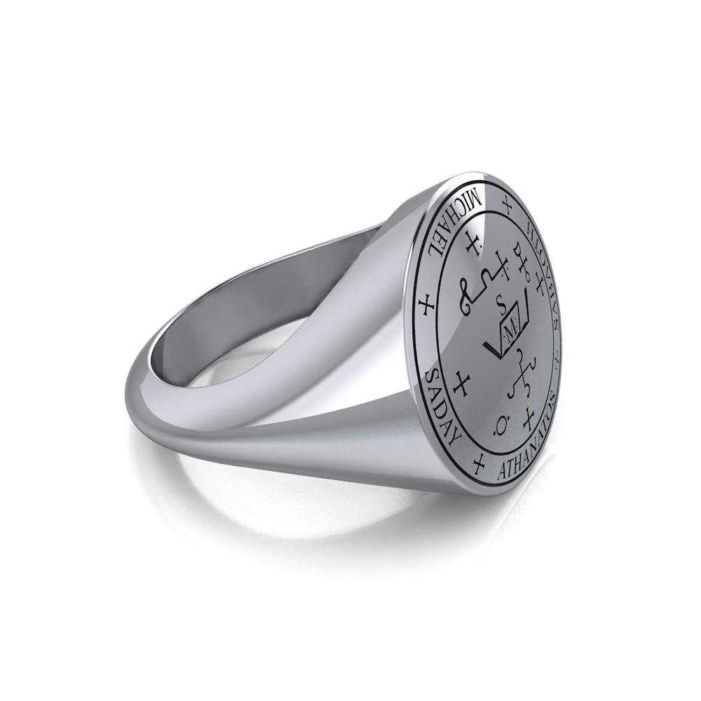 Archangel Michael Sigil Sterling Silver Ring | Minor & Co.